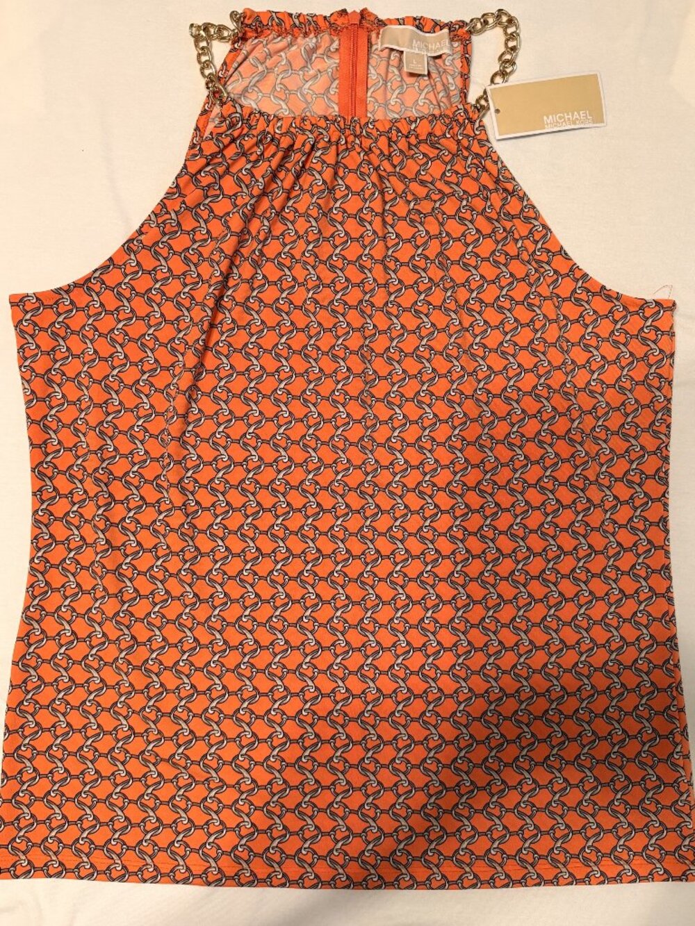 Michael Kors Halter Top with Chains